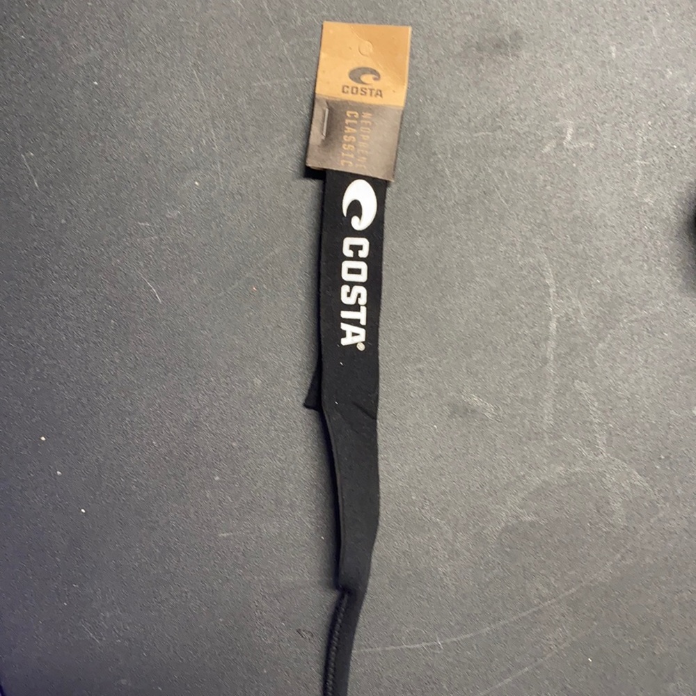 NWT Costa croakies black and white